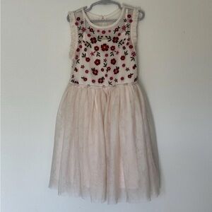 Cat & Jack (Target) Little Girls Size 8 Embroidered Dress